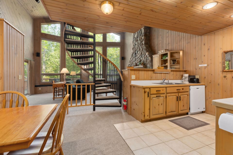 Open layout connecting kitchen and living spaces with style.