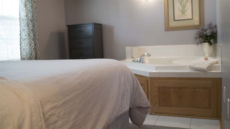 jacuzzi in bedroom