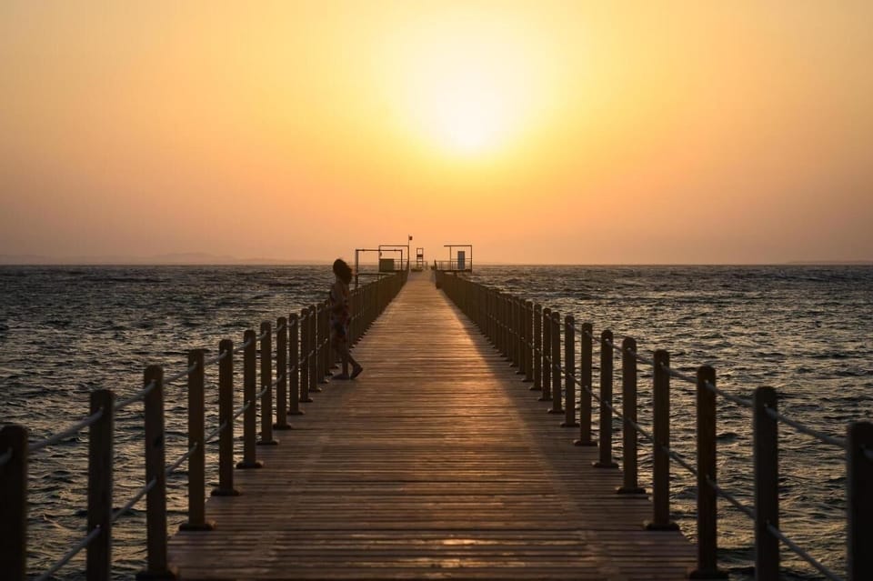 Private beach area