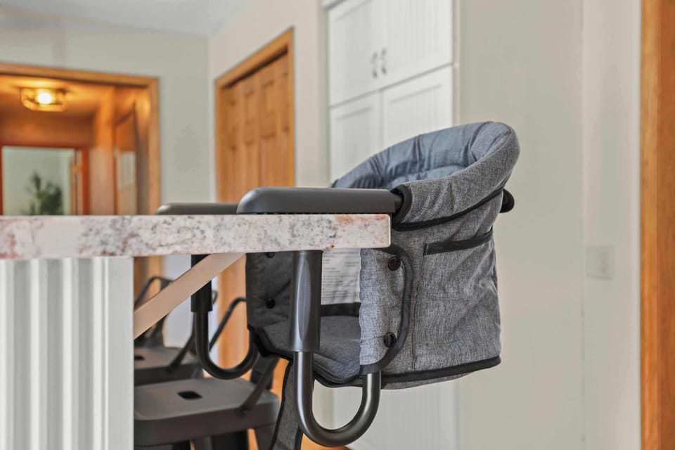 High chair is on site and free to use