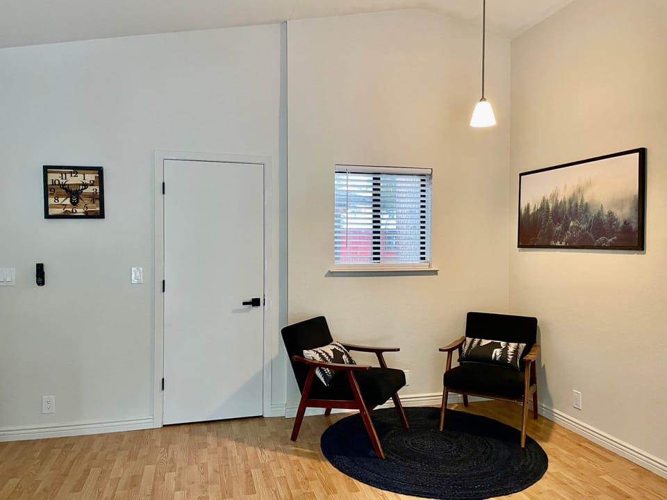 Main Level- Living Room Corner, Closet w/ Games & Movies