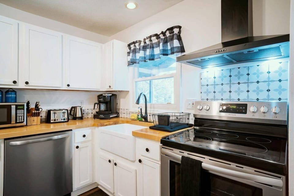 Fully equipped kitchen for all of your cooking needs