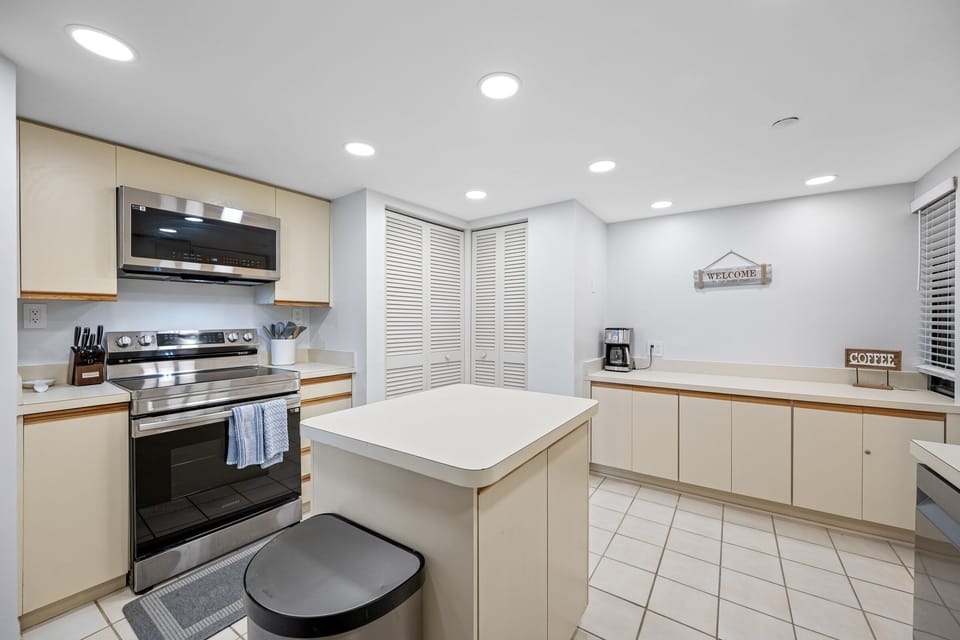 Large open kitchen