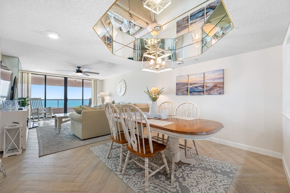 Open layout dining area