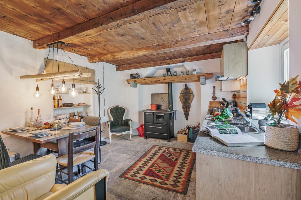 Kitchen and dining area