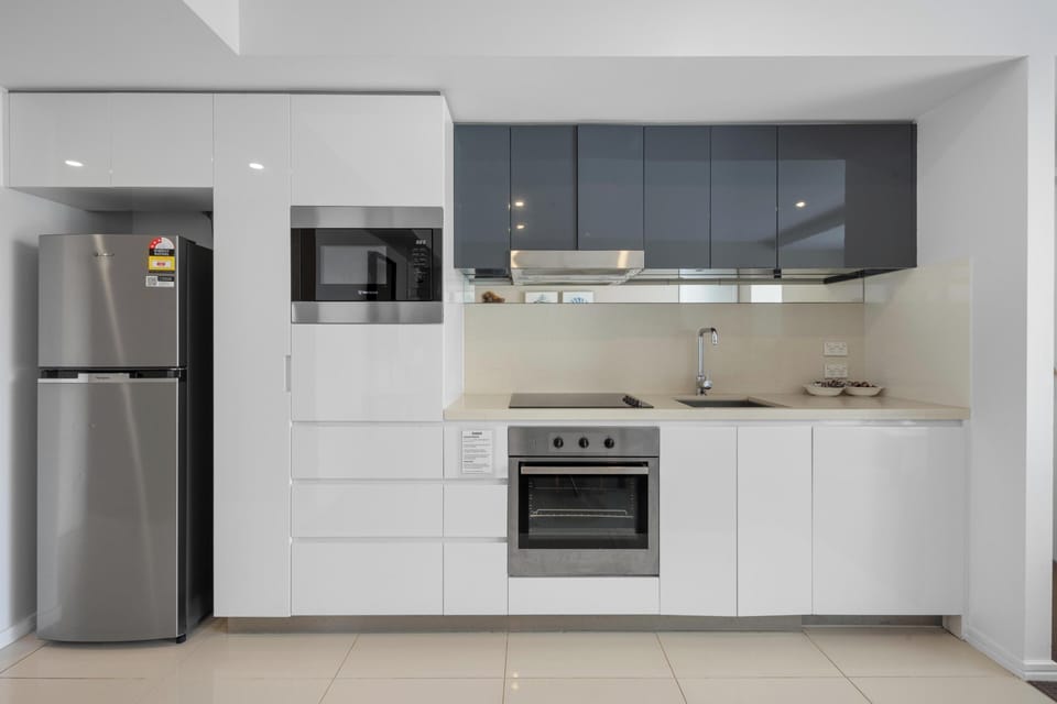 A well-equipped kitchen designed for effortless cooking.