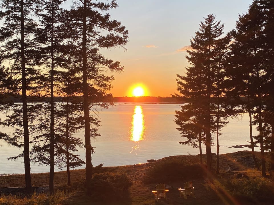 Gorgeous sunsets from the deck!