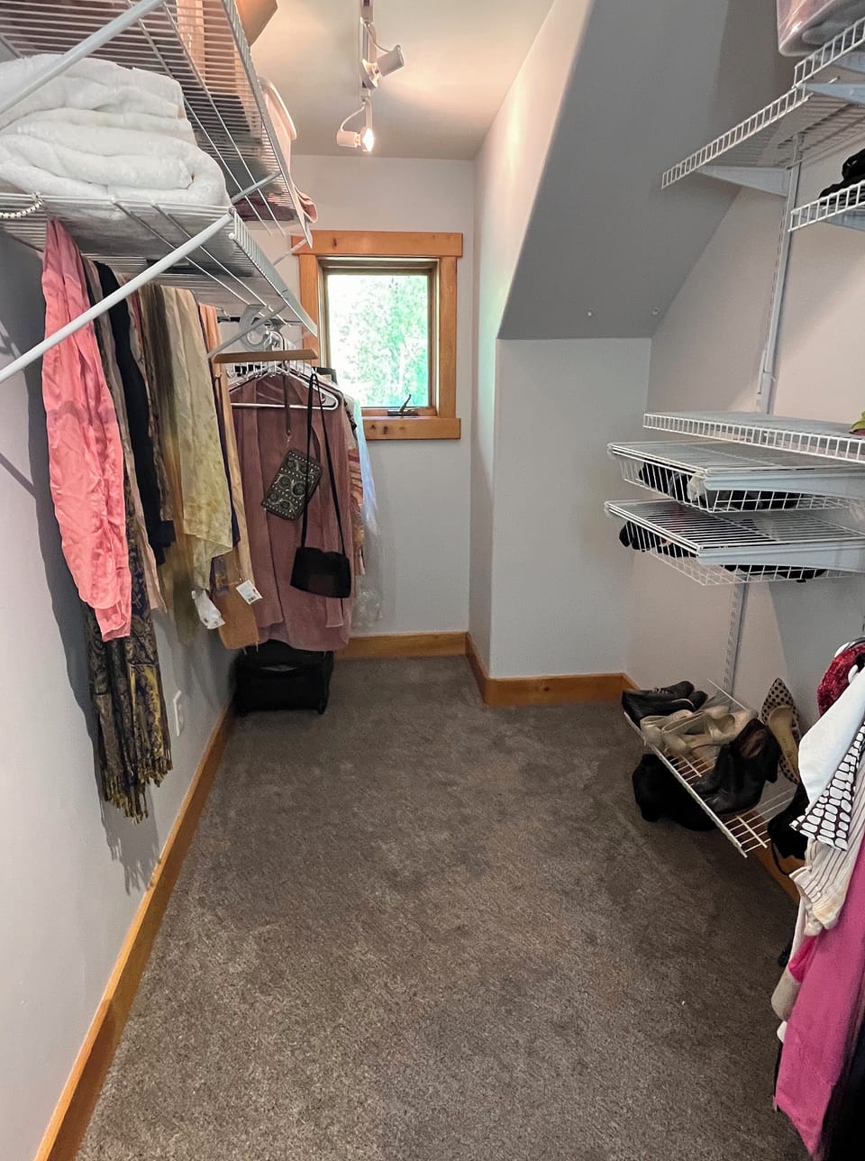Master walk-in closet (clothes not included!)