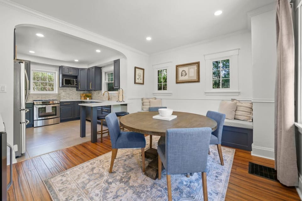 Fully Stocked Kitchen + Dining Room