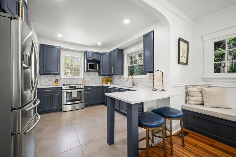 Fully Stocked Kitchen + Dining Room