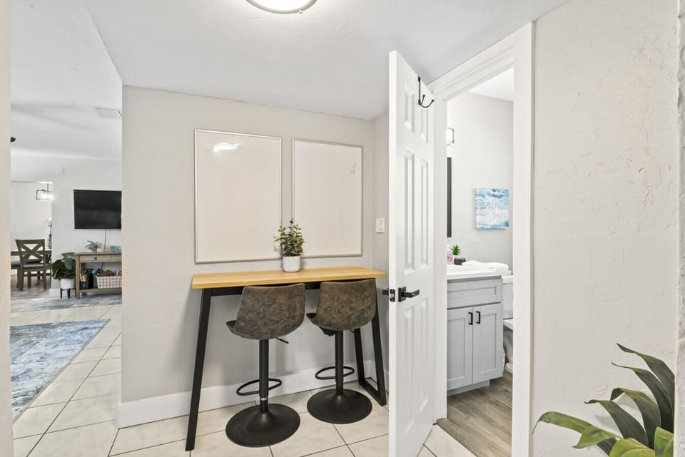 Dedicated workspace between Bedroom 2 & 3