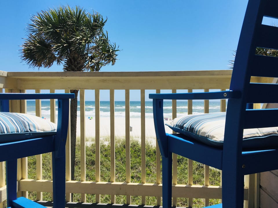 view from deck
