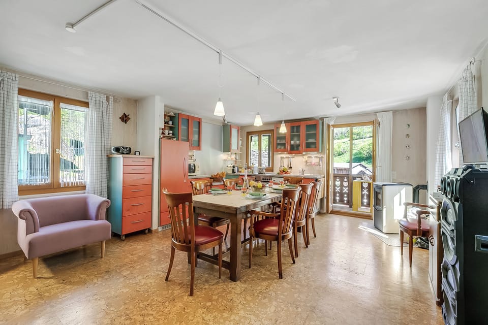 Kitchen and dining area