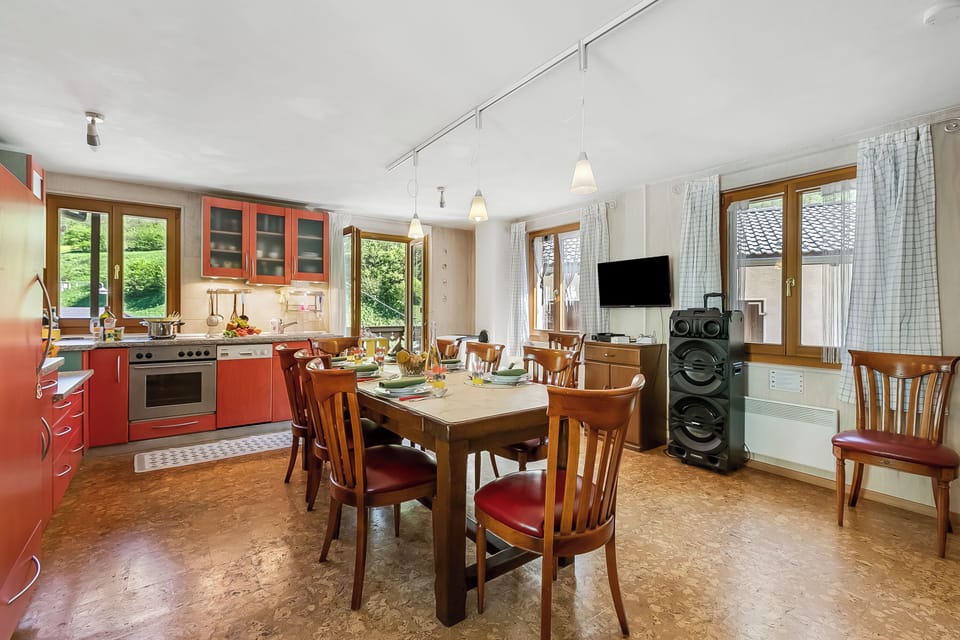 Kitchen and dining area