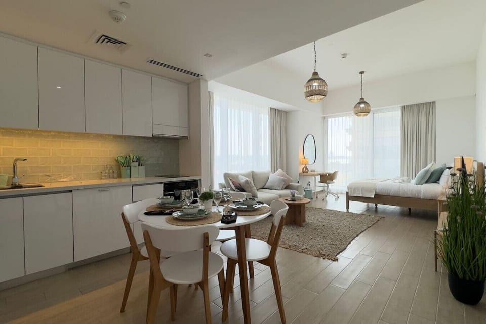 Enjoy a cozy meal at a stylish dining table, perfect for any occasion