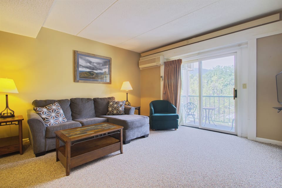 Living Room of Two Bedroom Lincoln Condo