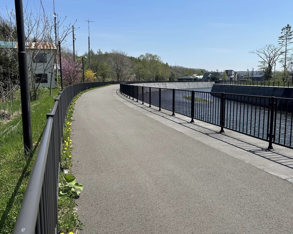 The entrance is the Kushiro River