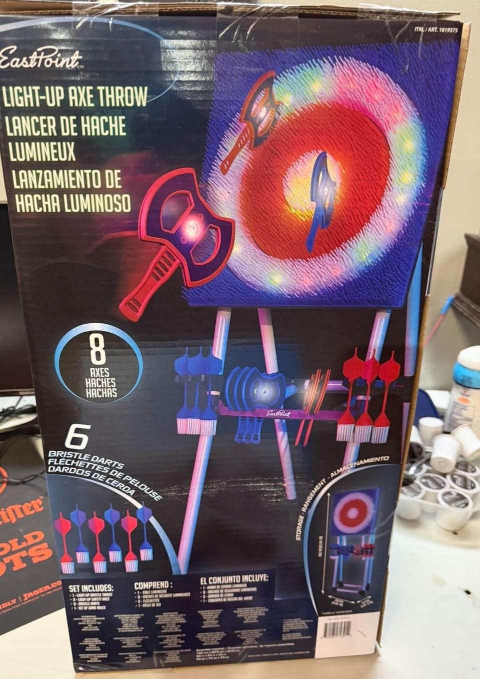 Light - Up Axe Throw And Darts