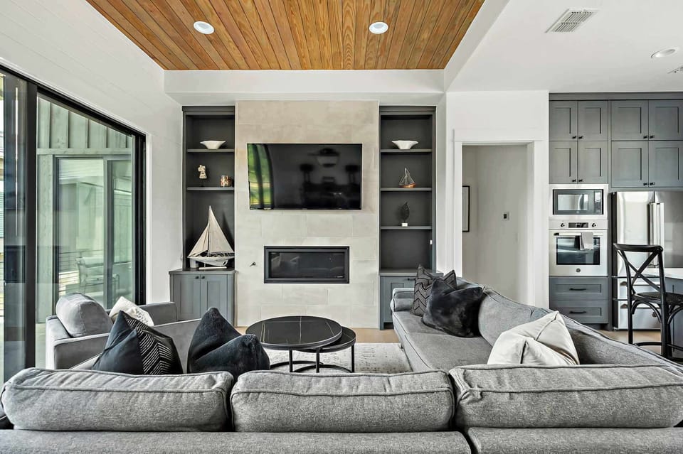 Living Room with Queen Sofa Bed