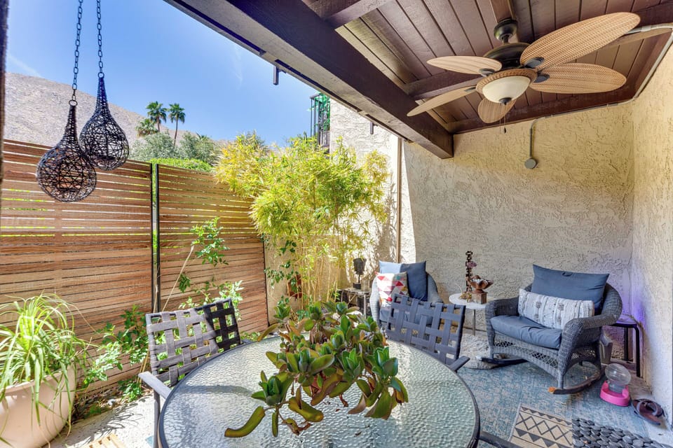 Palm Springs Vacation Rental | 2BR | 2BA | 1,170 Sq Ft | 1 Step to Enter