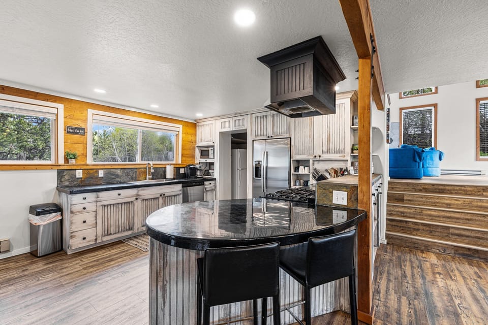 Kitchen on the main level