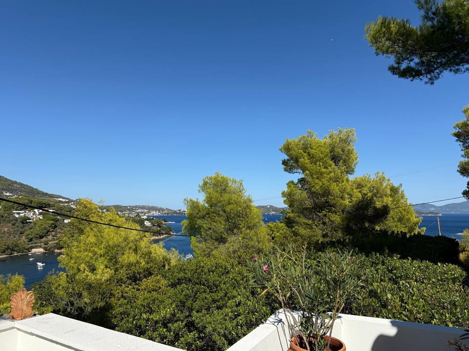 View to Sklithri bay and the town in the distance