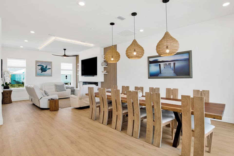 This beautiful new construction offers an elevator, private pool, modern decor and finishes