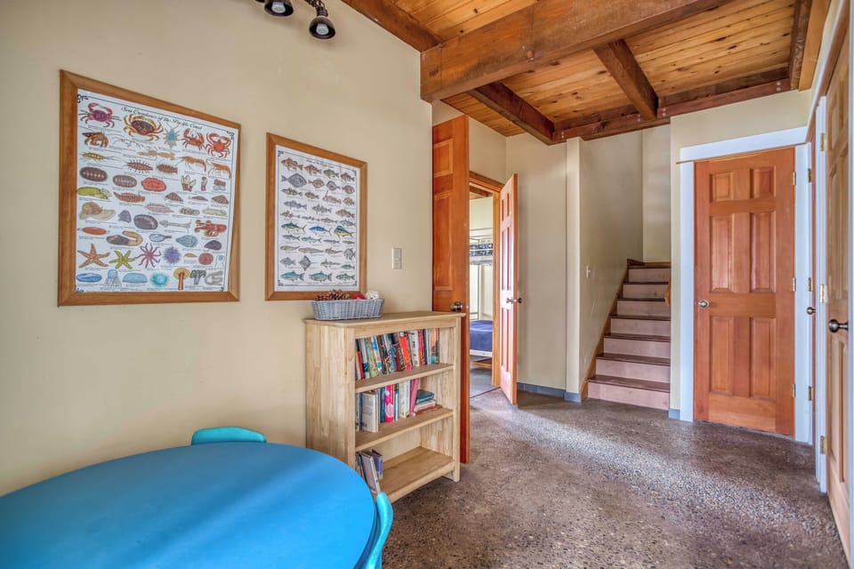 Common Area with Books and Games