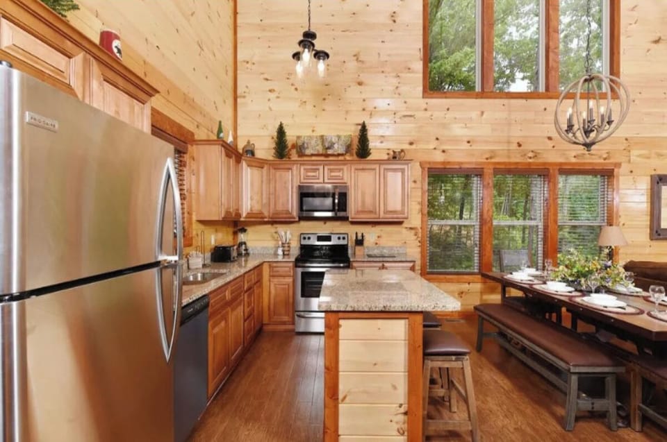 Sherwood Love To See You Again's fully-equipped kitchen