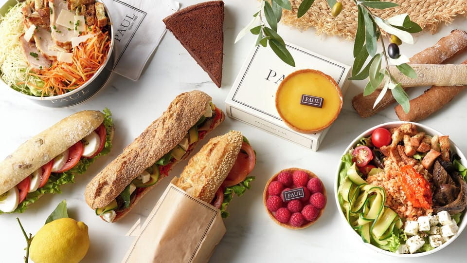 A freshly prepared brunch from PAUL putney.