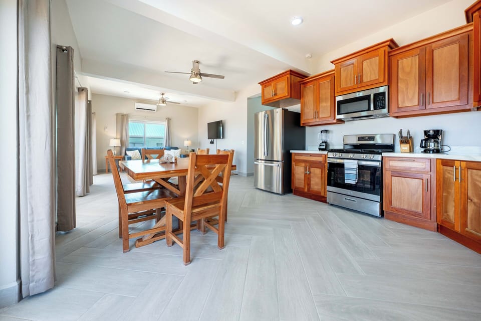 Kitchen and dining