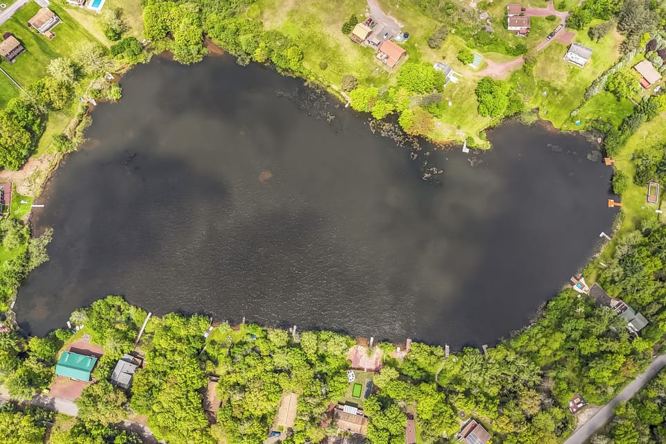Aerial View of Lake