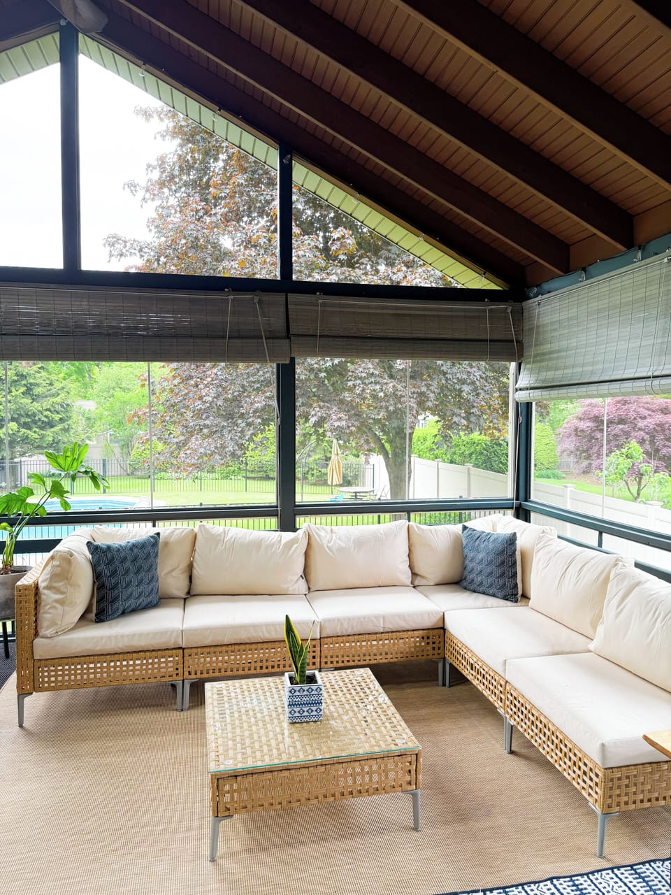 Screened porch (closed fro winter)
