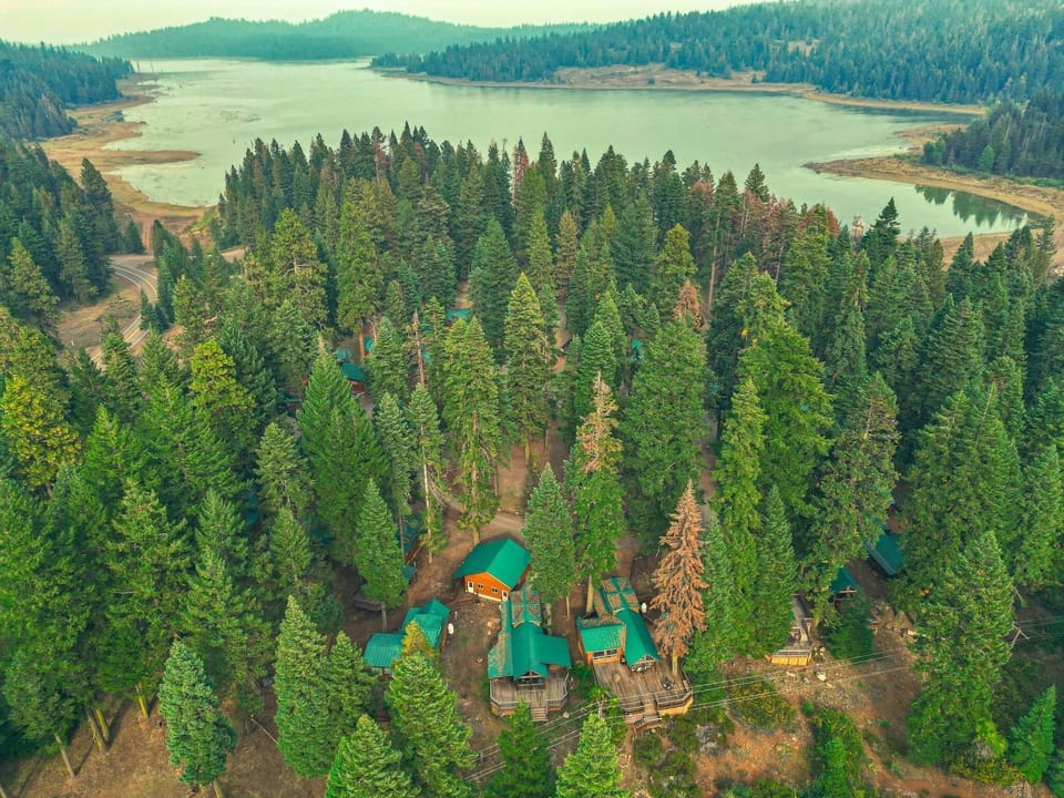 Hyatt Cabins Aerial