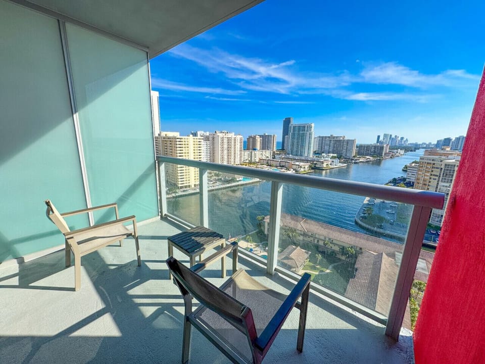Balcony with Lake view