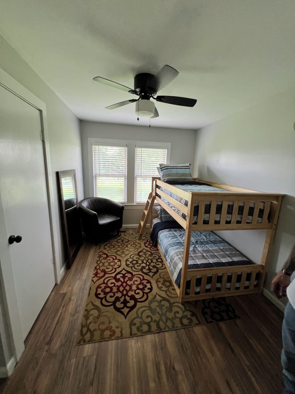 Middle room between the two bedrooms- twin bunk beds added - desk removed