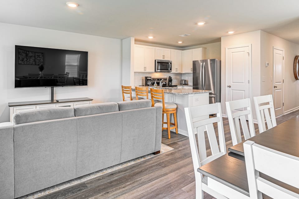 Living Room | Queen Sleeper Sofa | Free WiFi | Central A/C & Heat | 1st Floor