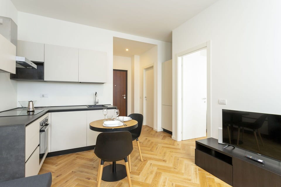 Kitchen, Living Room