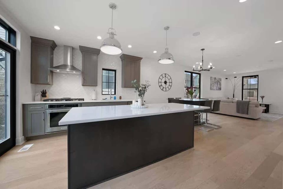 Cooking for a crowd? No problem—our kitchen is spacious enough for family feasts and group dinners
