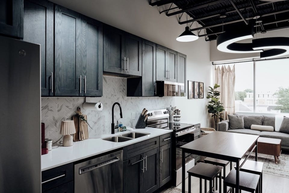 Stainless and granite at your fingertips