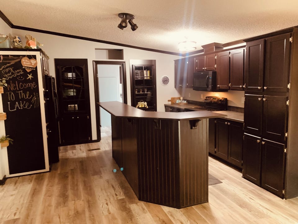 Fully stocked kitchen