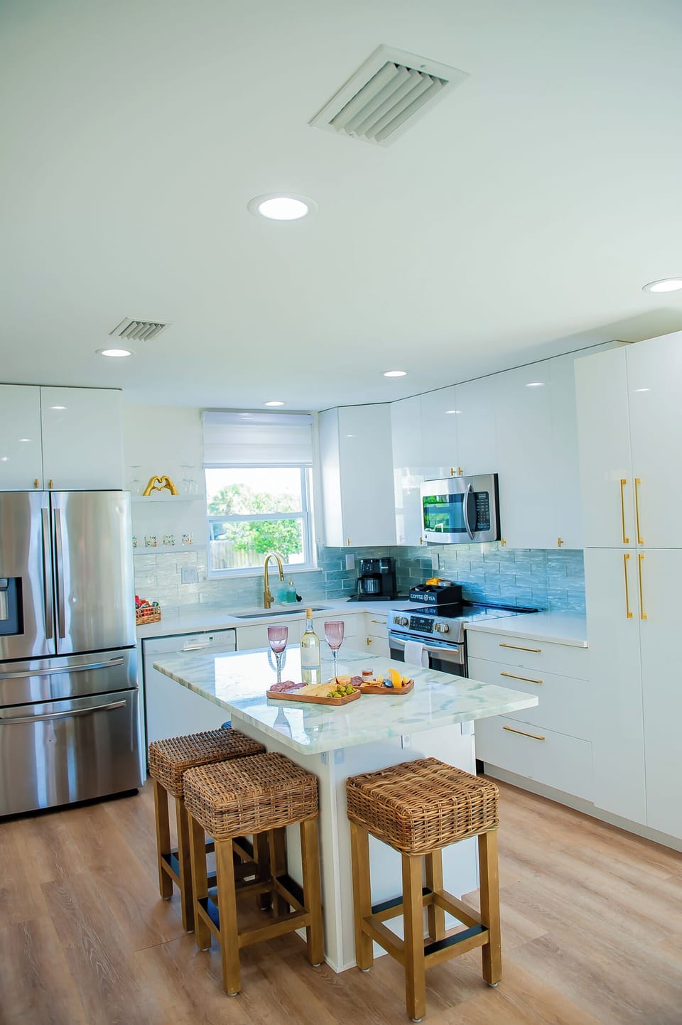 Kitchen wide view