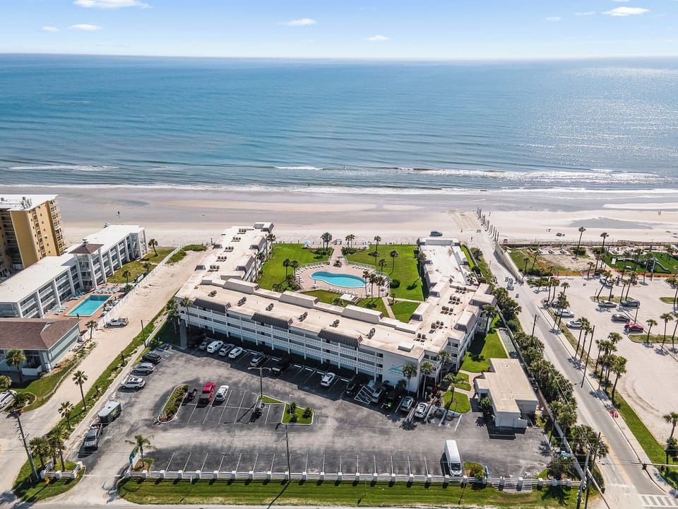 Aerial view of Chateau by the Sea