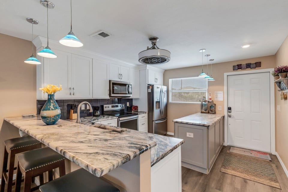 Spacious Kitchen For Home Cooked Meals
