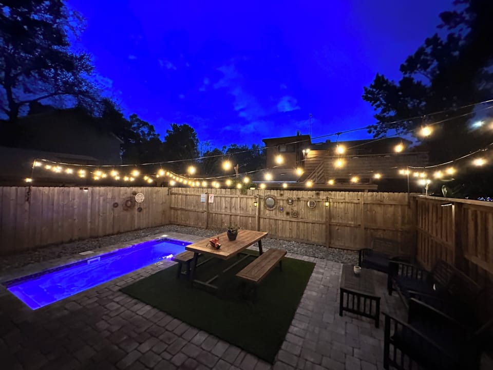 Backyard with Plunge Pool