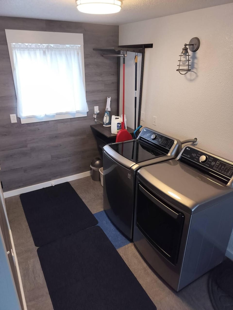 Washer and dryer downstairs 