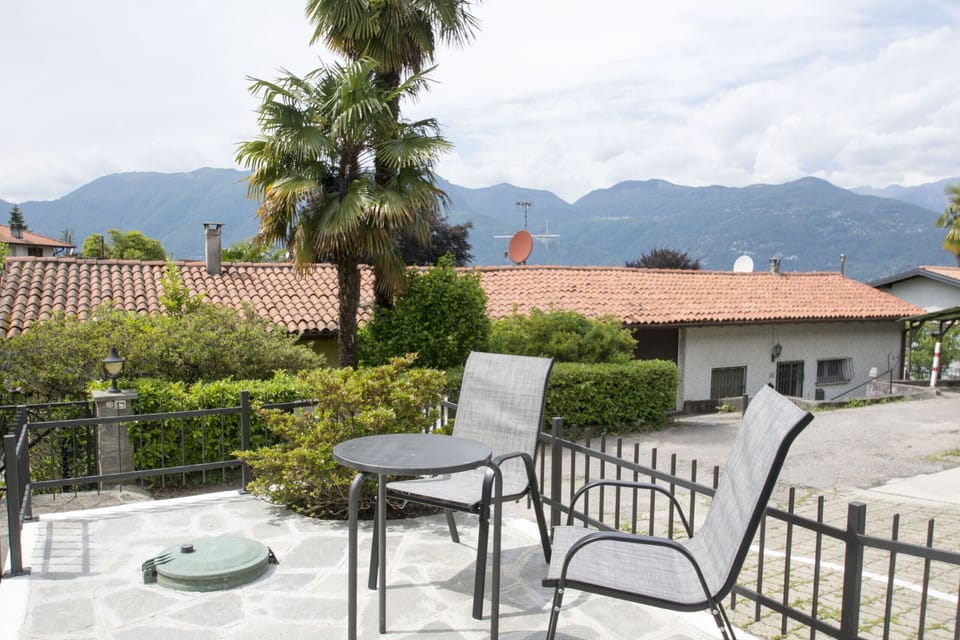 Terrace with open views of the landscape.