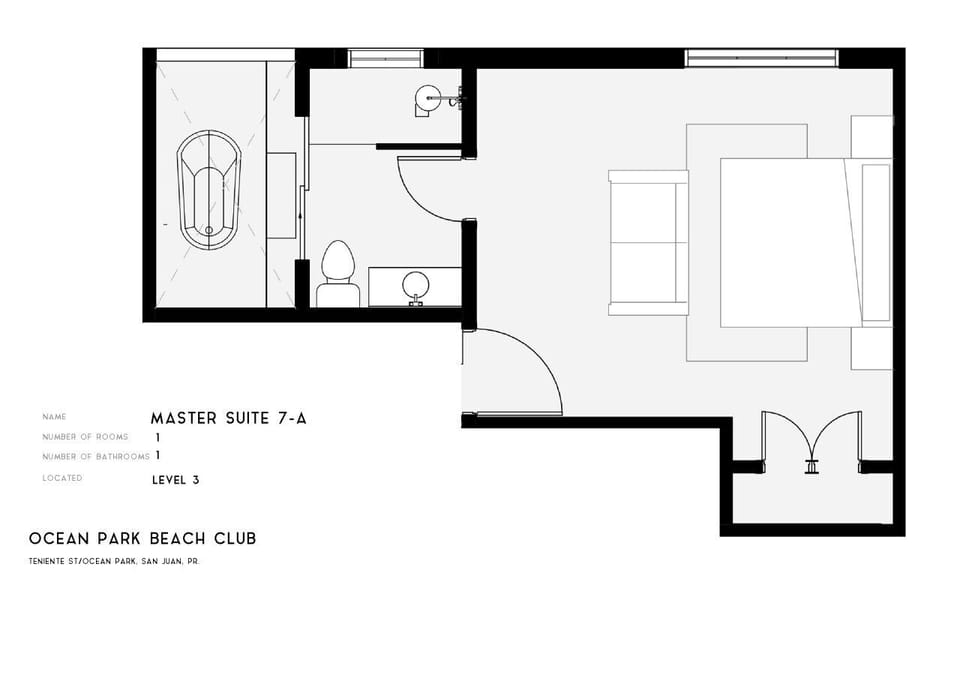 Unit floor plan – get familiar with the space before you check in