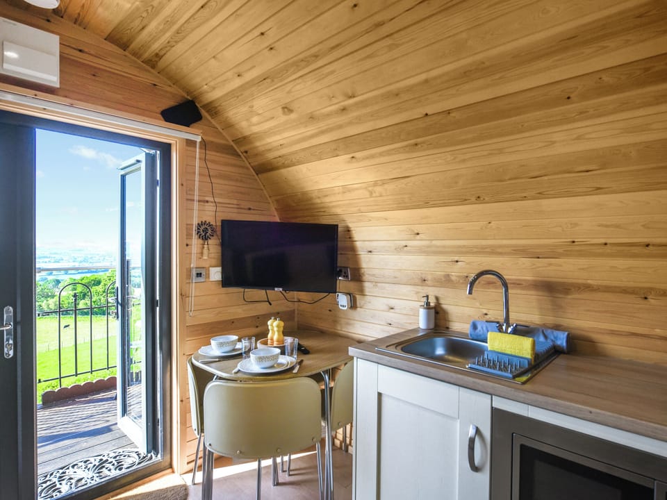 Dining Area | Sunset Holiday Pod - Coppice Farm, Snailbeach