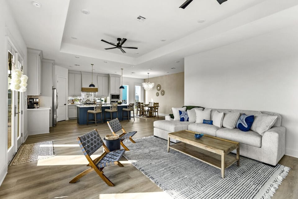 A space that feels like home—with beachy charm!